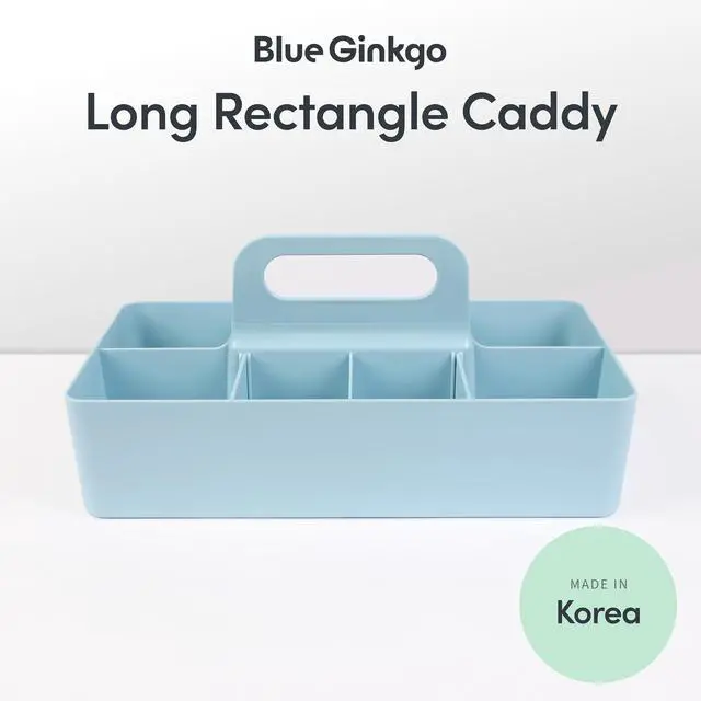 Alt view image 2 of 7 - Stackable Organizer Caddy, Long, Made in Korea Portable. Adjustable. Home, Office & School Storage