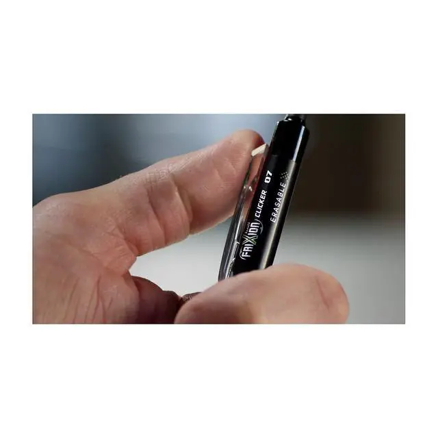Alt view image 4 of 4 - FriXion Clicker Erasable, Gel Ink Pens Extra Fine Point 0.5mm, 7-Pack