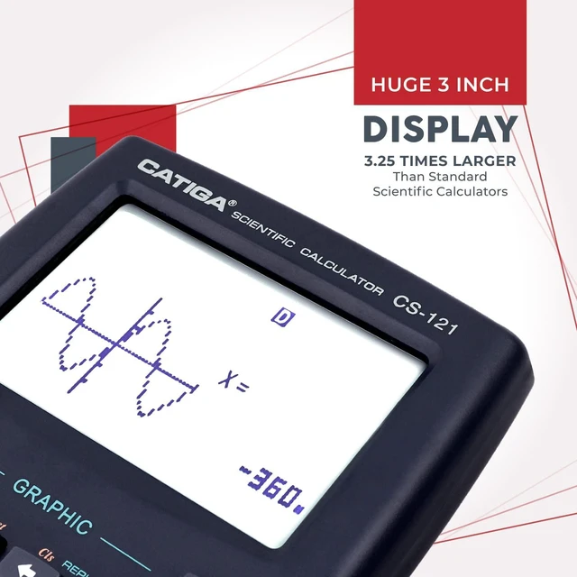 Alt view image 6 of 7 - Scientific Calculators with Graphic Functions, Graphing Calculators with Multiple Modes, Scientific Calculators for Students, High School or College Courses, Calculadora Cientifica, CS-121