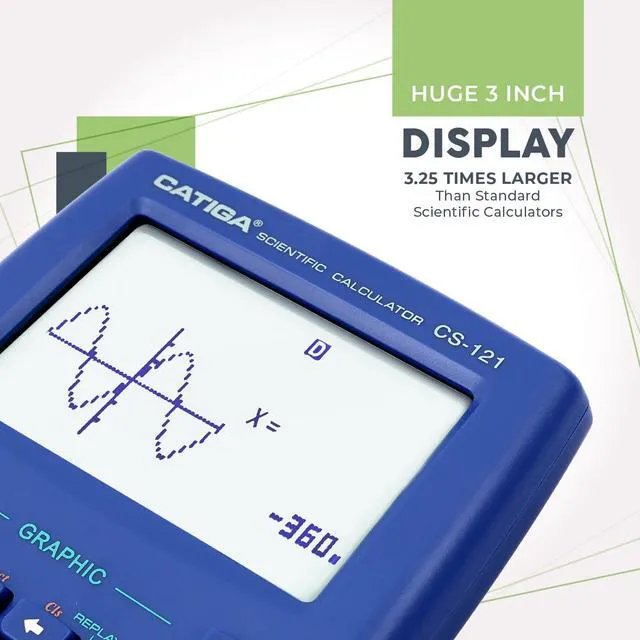 Alt view image 6 of 7 - Scientific Calculator with Graphic Functions - Multiple Modes with Intuitive Interface - Perfect for Beginner and Advanced Courses, High School or College