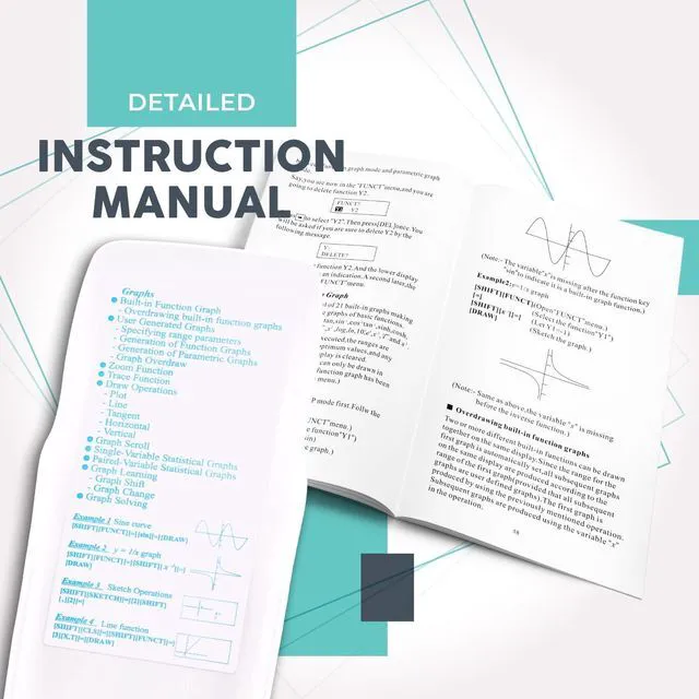 Alt view image 5 of 7 - Scientific Calculators with Graphic Functions, Graphing Calculators with Multiple Modes, Scientific Calculators for Students, High School or College Courses, Calculadora Cientifica, CS-121