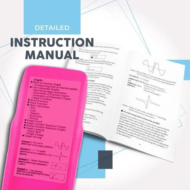 Alt view image 5 of 7 - Scientific Calculators with Graphic Functions, Graphing Calculators with Multiple Modes, Scientific Calculators for Students, High School or College Courses, Calculadora Cientifica, CS-121