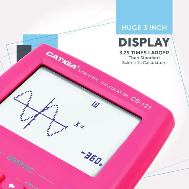 Alt view image 6 of 7 - Scientific Calculators with Graphic Functions, Graphing Calculators with Multiple Modes, Scientific Calculators for Students, High School or College Courses, Calculadora Cientifica, CS-121