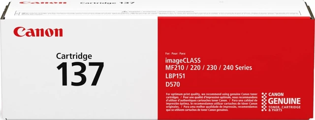 Main image of Genuine 137 Black Toner Cartridge Compatible with LBP151dw, MF210 Series, MF220 Series, MF230 Series, MF240 Series, D570