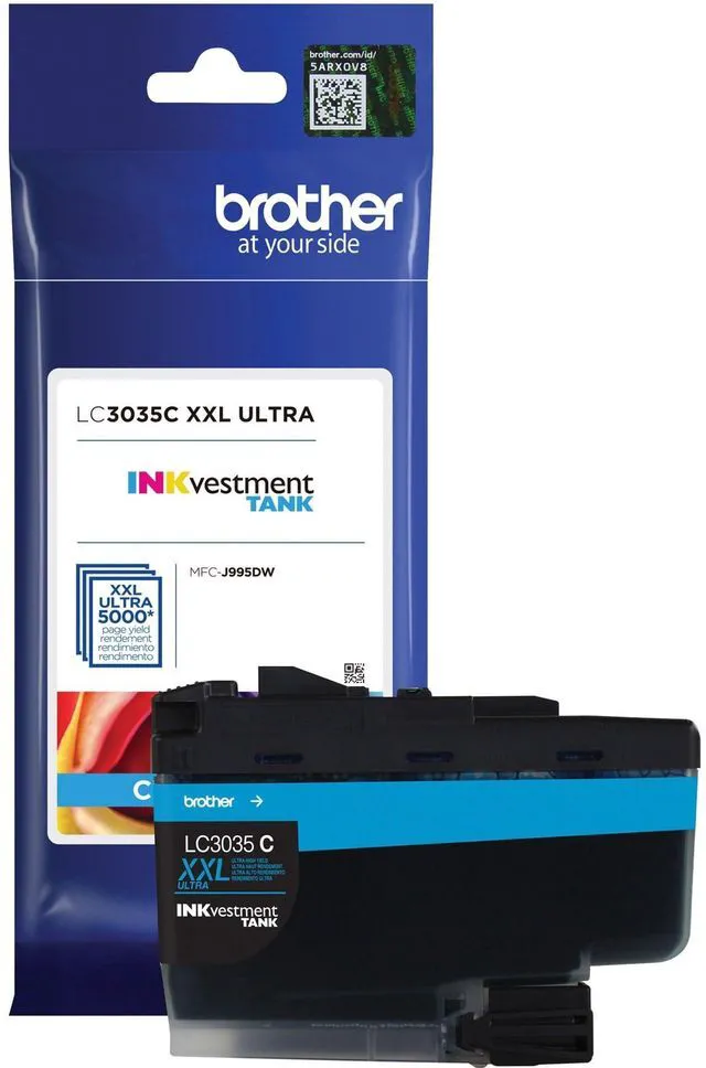 Alt view image 6 of 7 - Genuine LC3035C, Single Pack Ultra High-Yield Cyan INKvestment Tank Ink Cartridge, Page Yield Up to 5,000 Pages, LC3035, Amazon Dash Replenishment Cartridge