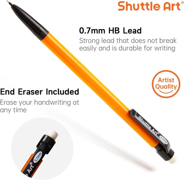 Alt view image 3 of 7 - Mechanical Pencils, 84 Pack Bulk Mechanical Pencils 0.7mm Medium Point, HB #2 Lead, Assorted Barrels, Office School Supplies