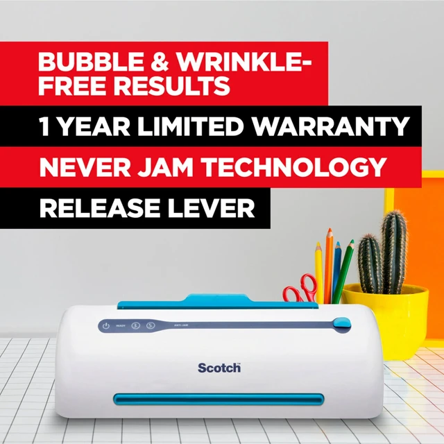 Alt view image 2 of 7 - PRO TL906 Thermal Laminator Machine, 9 Inch White/Blue, Laminate Recipe Cards, Photos, Documents, For Home, Office, or School Supplies