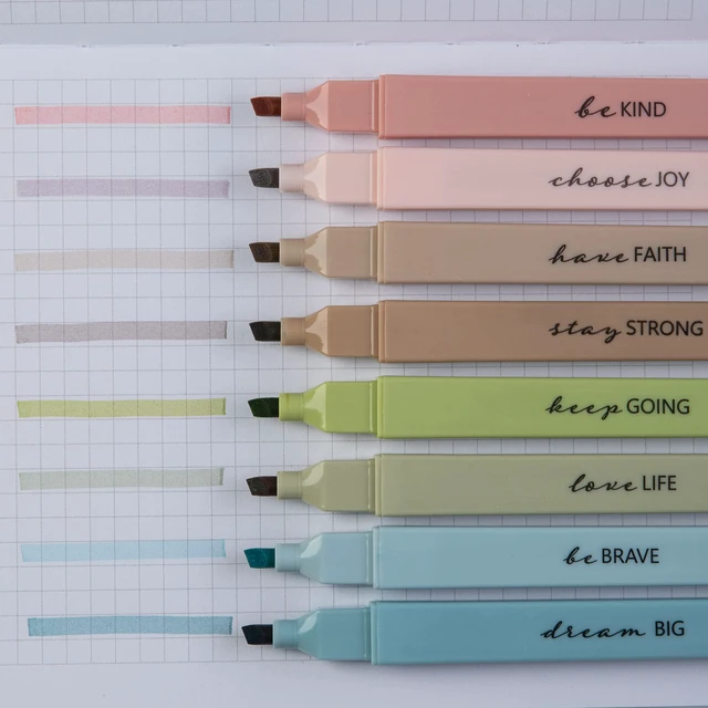 Alt view image 2 of 7 - Bible Highlighters with Soft Chisel Tip, 16 Pack Assorted Colors Pens No Bleed, Quick Dry Set, Cute Aesthetic Markers, Bible Study Journaling Supplies and Accessories (Earthy)