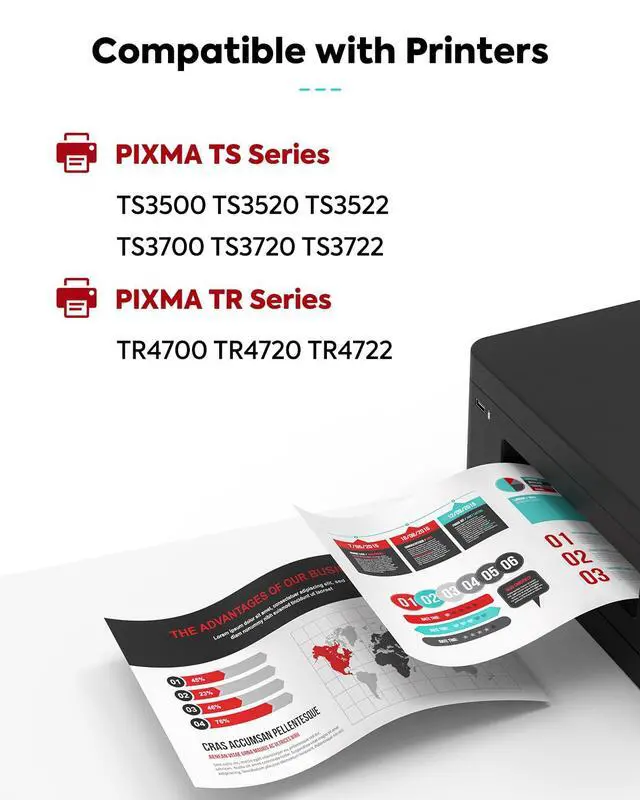Alt view image 2 of 5 - PG-275XL CL-276XL Replacement for Canon Ink 275 and 276 Ink Cartridge 2Pack for PIXMA TR4720 TS3720 TS3722 TS3700 TR4700 TR4722 TS3522 TS3500 Printers High Yield 275XL 276XL Combo Pack (Black Color)