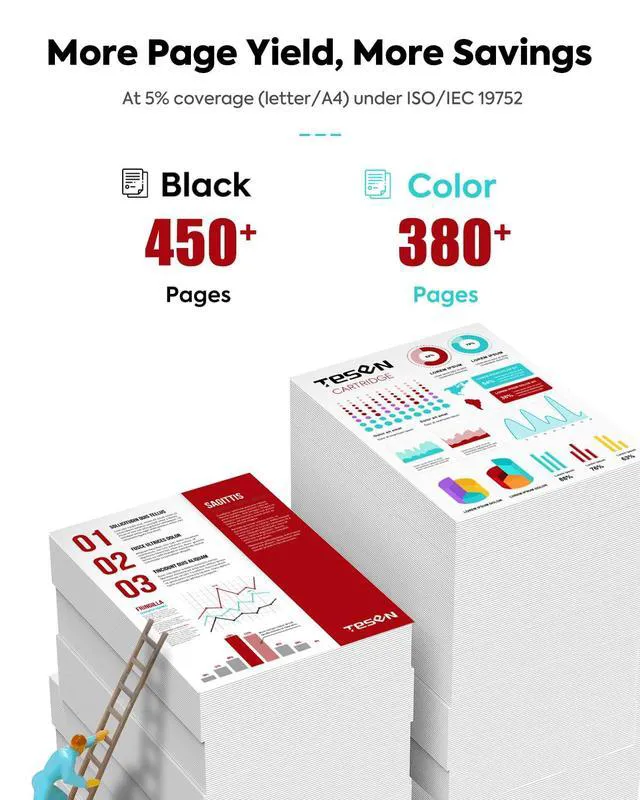 Alt view image 3 of 5 - PG-275XL CL-276XL Replacement for Canon Ink 275 and 276 Ink Cartridge 2Pack for PIXMA TR4720 TS3720 TS3722 TS3700 TR4700 TR4722 TS3522 TS3500 Printers High Yield 275XL 276XL Combo Pack (Black Color)
