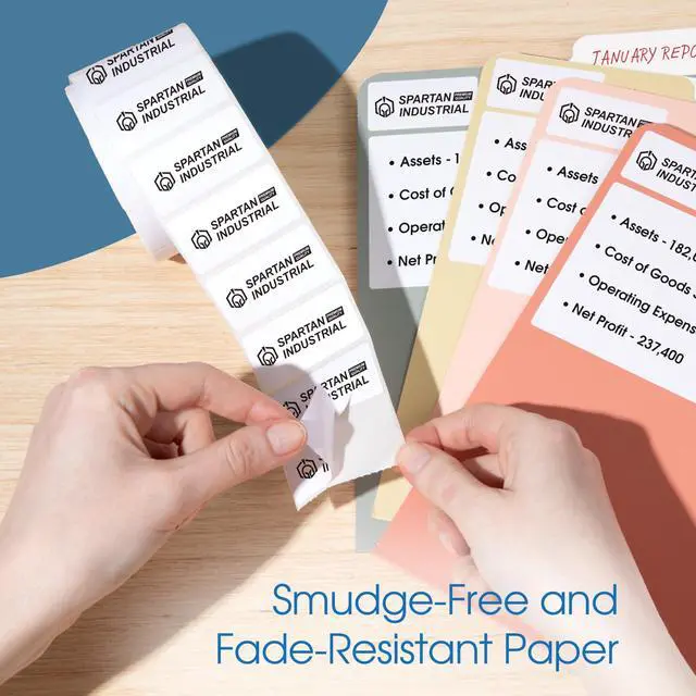 Alt view image 6 of 7 - 4" X 6" Direct Thermal Labels (5000 Count, 20 Rolls) - Printable Postage Shipping Labels for Packages and Returns - Compatible With Zebra and Rollo Printers