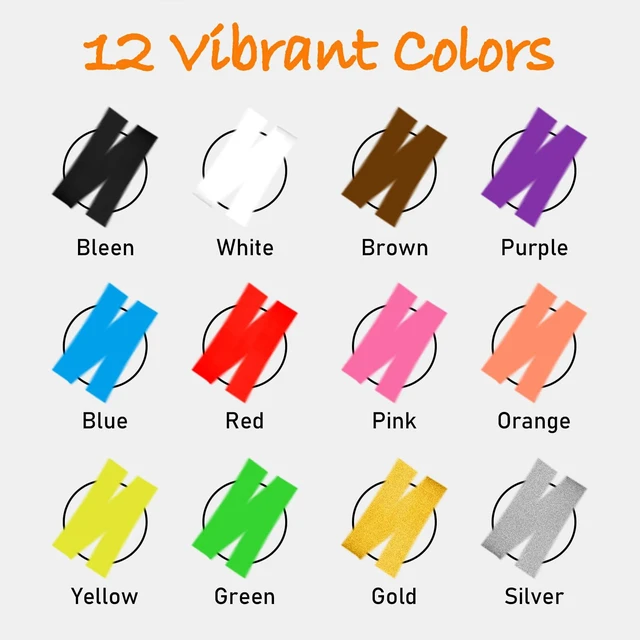 Alt view image 2 of 7 - Window Markers, Jumbo Chalk Markers for Blackboard Washable Car Marker for Chalkboard,Glass Mirrow,10mm Thick Tip 12 Colors With Metallic Colors