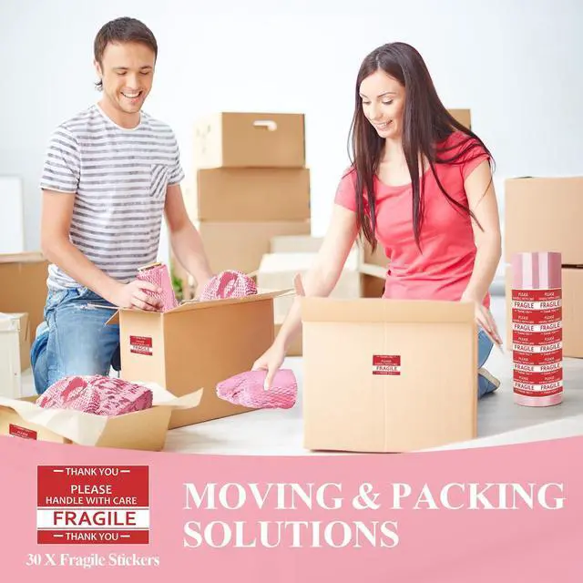 Alt view image 7 of 7 - Honeycomb Packing Paper, 12" x 200' Packing Paper Substitute Alternative for Bubble Cushioning Wrap for Moving Shipping Packaging, Recyclable Moving Supplies Bubble Packing Wrap Roll-Pink