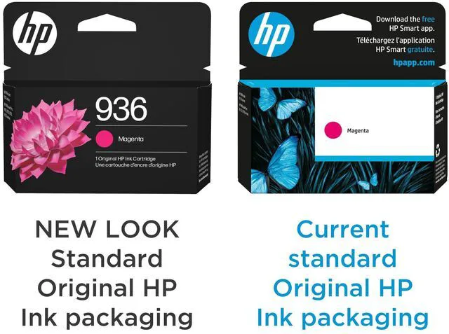 Alt view image 3 of 7 - 936 Magenta Ink Cartridge | Works with OfficeJet 9120, Pro 9110, 9120, 9130, Wide Format 9730 | Eligible for Instant Ink | 4S6V0LN