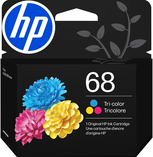 Main image of 68 Tri-Color Ink Cartridge | Works with Envy 6100e, 6500e Series | 7FP20TN | Packaging May Vary