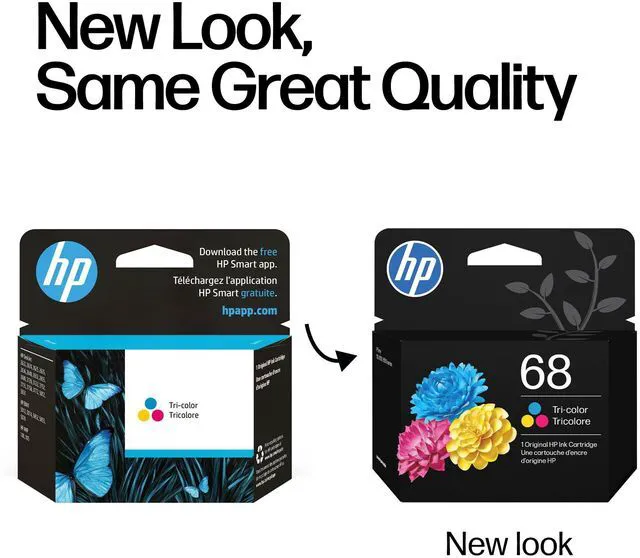 Alt view image 3 of 7 - 68 Tri-Color Ink Cartridge | Works with Envy 6100e, 6500e Series | 7FP20TN | Packaging May Vary