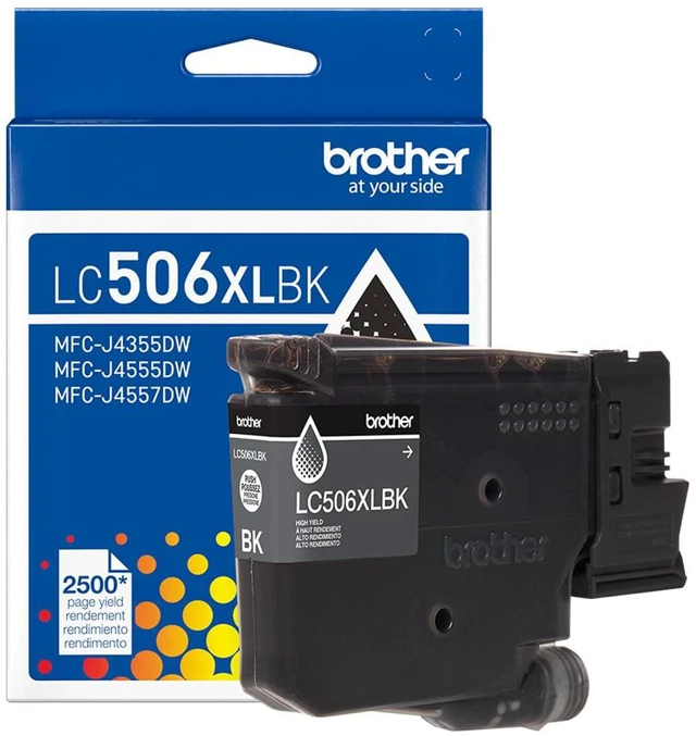 Main image of Genuine LC506XLBK High Yield Black Ink Cartridge (for use INKvestment 4355, 4555, and 4557 Printers)