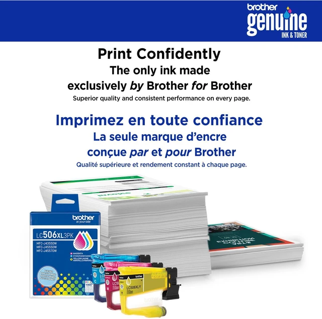 Alt view image 4 of 7 - Genuine LC506XLBK High Yield Black Ink Cartridge (for use INKvestment 4355, 4555, and 4557 Printers)