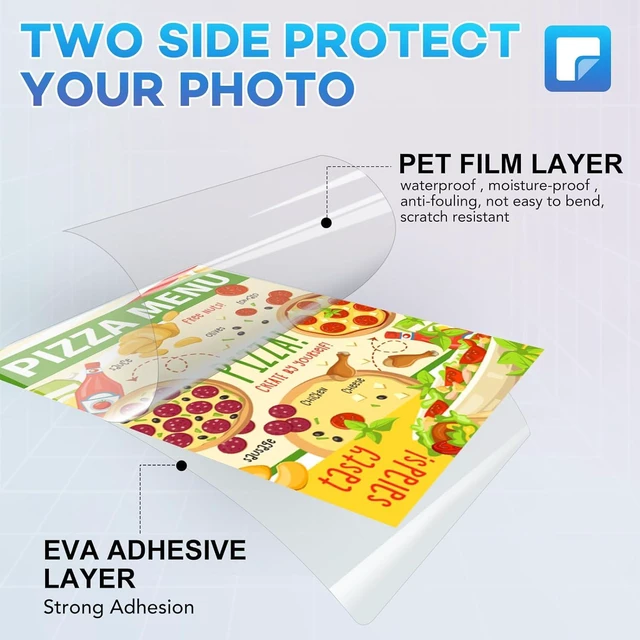 Alt view image 3 of 7 - Laminating Sheets,200 Pack,3 mil,8.9x11.4,Thermal Pouches Thermal Laminating Pouches, Clear, Letter Size, 8.9 x 11.4 Inches, 3 mil, Office & School Supplies, 200 Pack