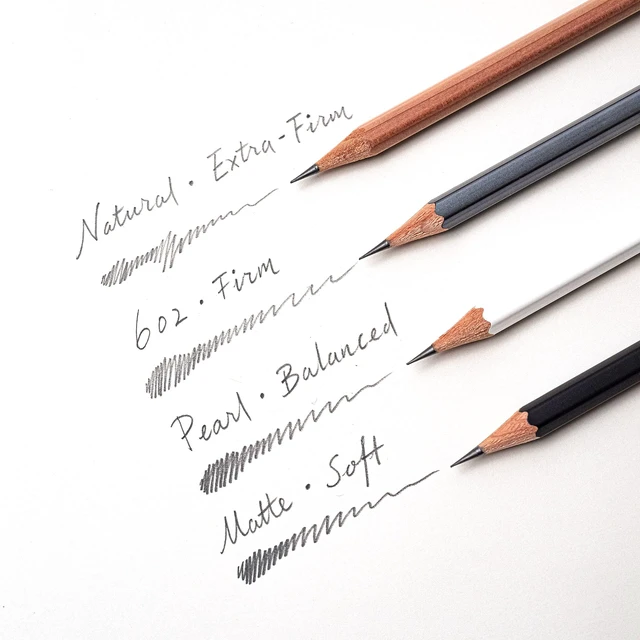 Alt view image 7 of 7 - Pearl Pencils, Balanced Japanese Graphite, White, 12 Count