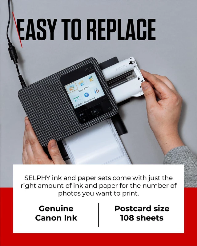 Alt view image 5 of 7 - RP-108 Color Ink/Paper Set, Compatible with SELPHY CP910/CP820/CP1200/CP1300