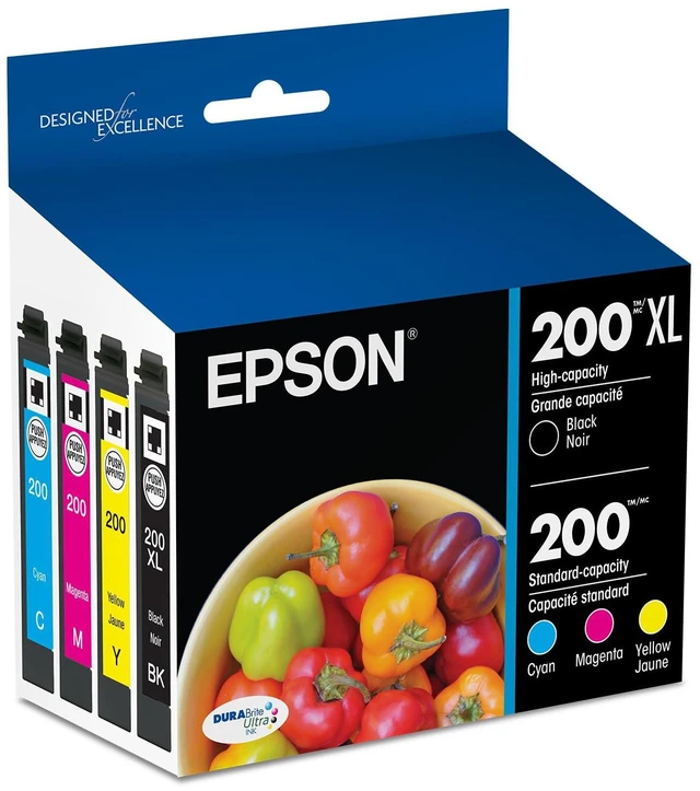 Main image of T200XL-BCS DURA Ultra High Capacity Genuine Ink Cartridge Black and Color Combo Pack