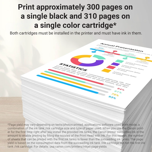 Alt view image 3 of 7 - PGI-270/CLI-271 Genuine Photo Paper Combo Pack, Compatible with MG6820, MG6821, MG6822, MG5720, MG5721, MG5722, MG7720, TS5020, TS6020, TS8020, and TS9020 (Optional) Printers