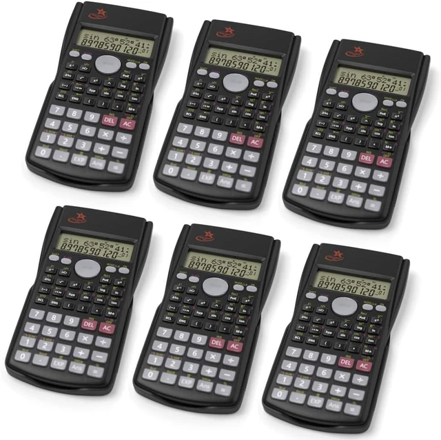 Main image of 6-Pack SC-216 Non-Graphing Scientific Calculator, Middle/High School
