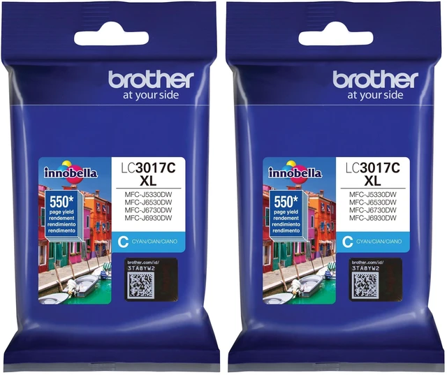 Main image of LC3017C High Yield Cyan Ink Cartridge, 1 Size (Pack of 2)