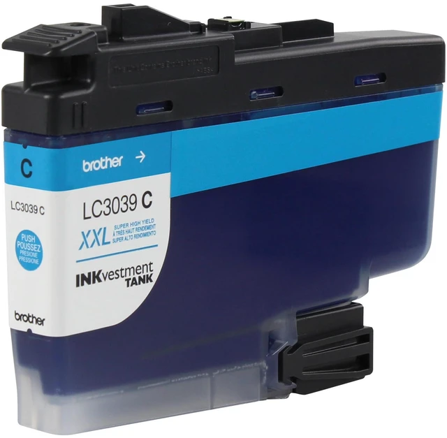 Alt view image 4 of 7 - Genuine LC3039C, Single Pack Ultra High-Yield Cyan INKvestment Tank Ink Cartridge, Page Yield Up to 5,000 Pages, LC3039, Amazon Dash Replenishment Cartridge