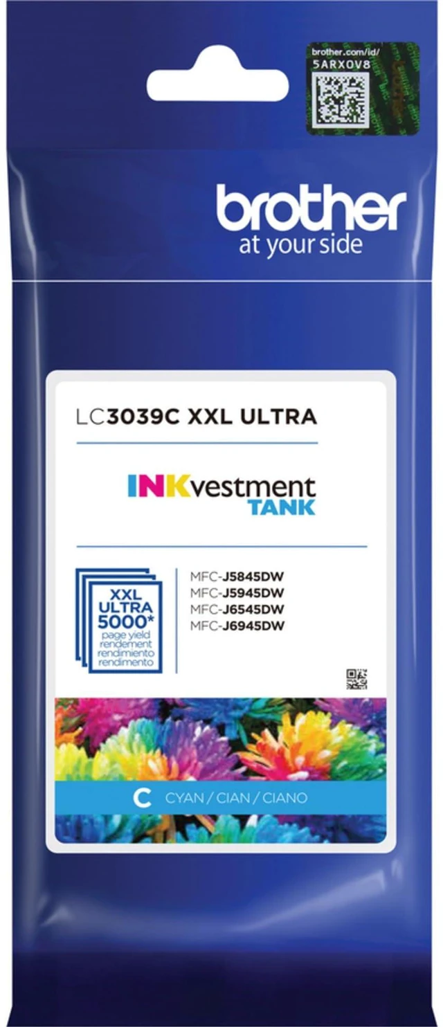 Alt view image 7 of 7 - Genuine LC3039C, Single Pack Ultra High-Yield Cyan INKvestment Tank Ink Cartridge, Page Yield Up to 5,000 Pages, LC3039, Amazon Dash Replenishment Cartridge