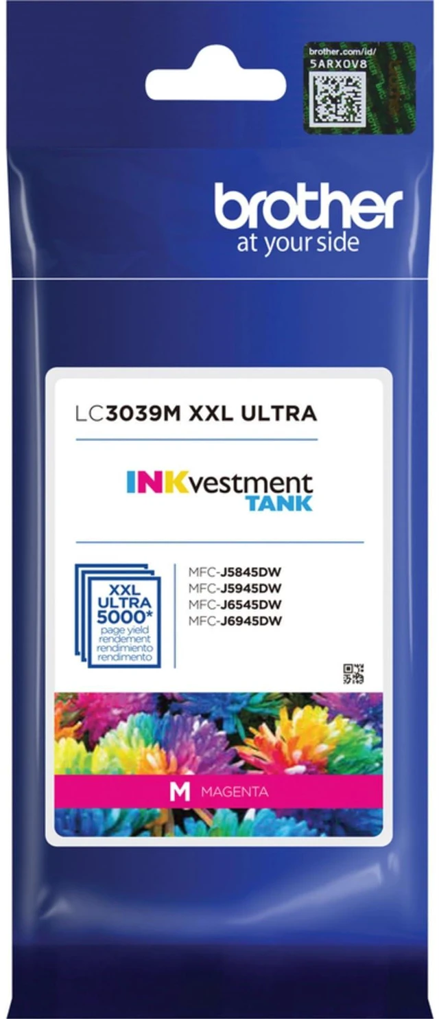 Alt view image 7 of 7 - Genuine LC3039M, Single Pack Ultra High-Yield Magenta INKvestment Tank Ink Cartridge, Page Yield Up to 5,000 Pages, LC3039, Amazon Dash Replenishment Cartridge