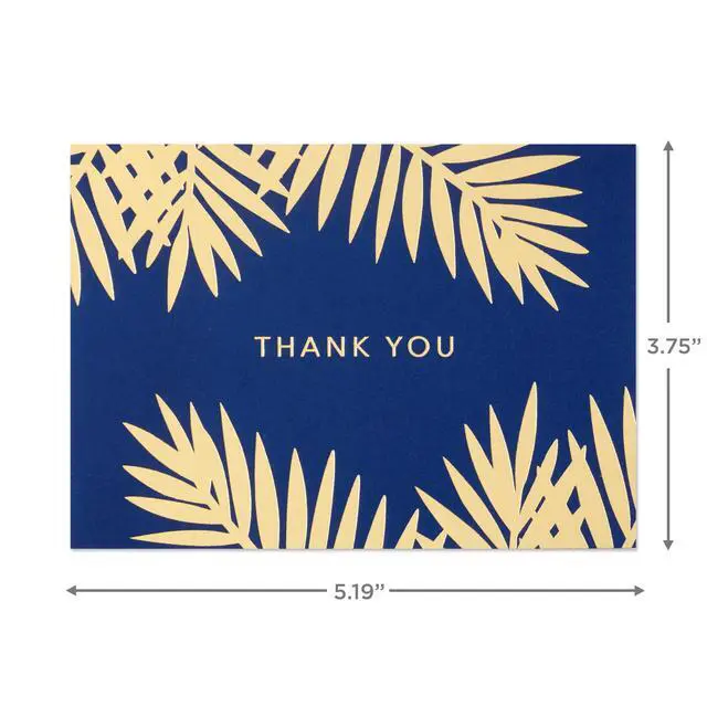 Alt view image 3 of 7 - Bulk Thank You Cards with Envelopes, 120-Pack (Gold and Navy)
