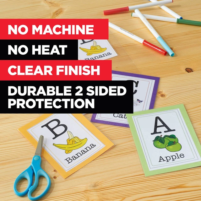 Alt view image 3 of 7 - Self-Seal Laminating Pouches, Letter Size 9.0 in x 11.5 in, 25-Pack No Laminator Needed