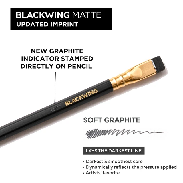 Alt view image 3 of 7 - Matte Pencils, Soft Graphite for Writing & Drawing, 12 Count