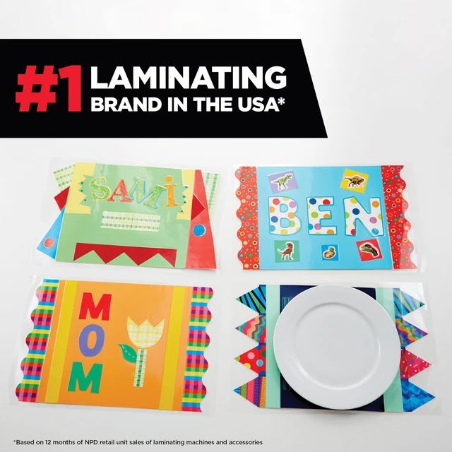 Alt view image 6 of 7 - Self-Seal Laminating Pouches, Letter Size 9.0 in x 11.5 in, 25-Pack No Laminator Needed