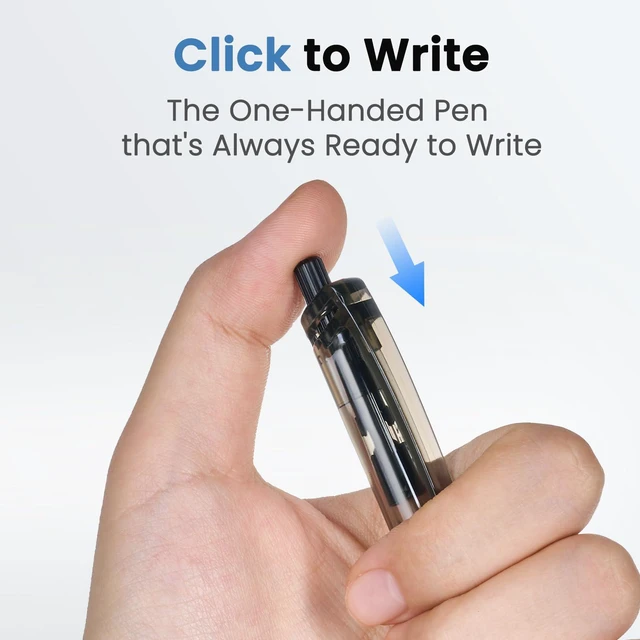 Alt view image 3 of 7 - 60 Pack Bulk Pens Ballpoint, Smooth Writing Pens with Soft Grip Retractable Blue Ink Pens, Medium Point 1.0mm Pen for Journaling, Ballpoint Pen Office Supplies