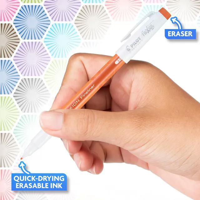 Alt view image 4 of 7 - FriXion Fineliner Erasable Marker Pens, Pack of 12, Assorted Colors