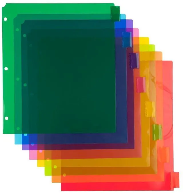 Alt view image 2 of 7 - Poly Dividers, 8-Tab, Assorted Colors, 6 Packs (375032922A)