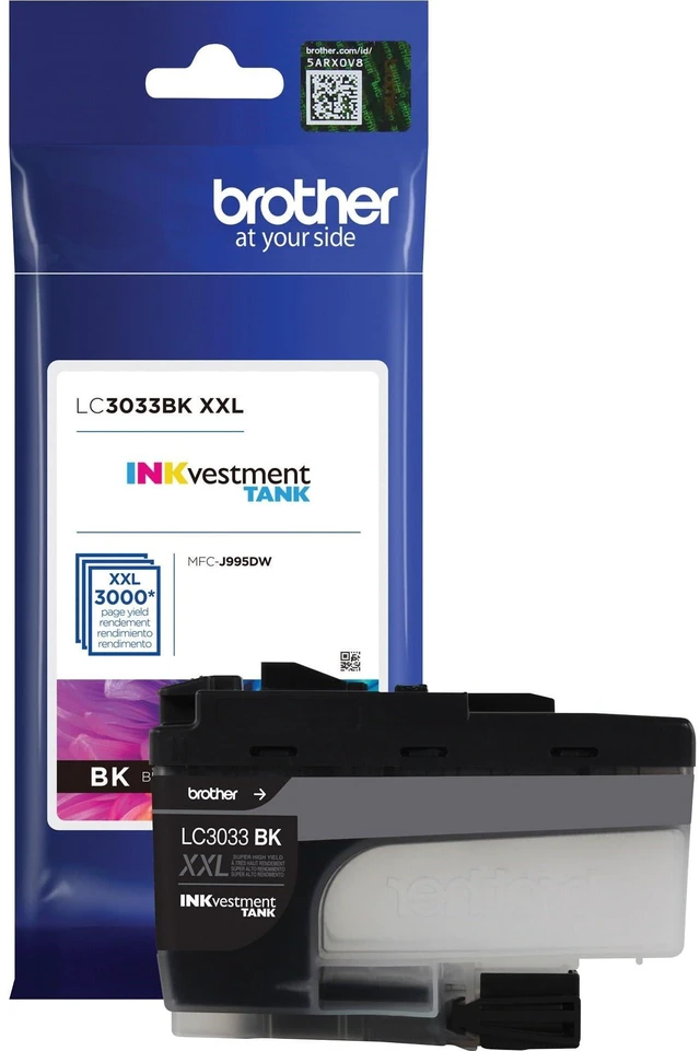 Main image of Genuine LC3033BK, Single Pack Super High-Yield Black INKvestment Tank Ink Cartridge, Page Yield Upto 3,000 Pages, LC3033, Amazon Dash Replenishment Cartridge