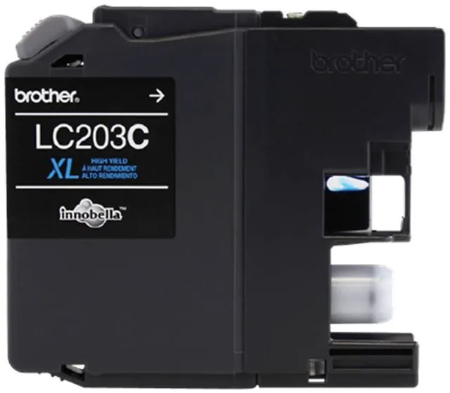 Alt view image 2 of 7 - Printer LC203C High Yield Ink Cartridge, Cyan, 1 Count (Pack of 1)
