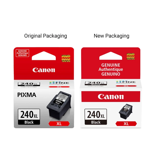 Alt view image 3 of 7 - PG-240 XL Genuine Black Ink Cartridge, Compatible with MG2120/3120/4120, MX512/432/472/372/392/522/532/452, MG2220/3220/4220/3520/3620, TS5120