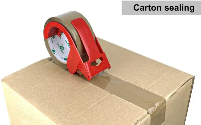 Alt view image 3 of 6 - 18Rolls Brown Packing Tape, Brown Packaging Tape for Shipping, Moving and Storage, 2.4Mil 1.88 Inch x 60 Yard