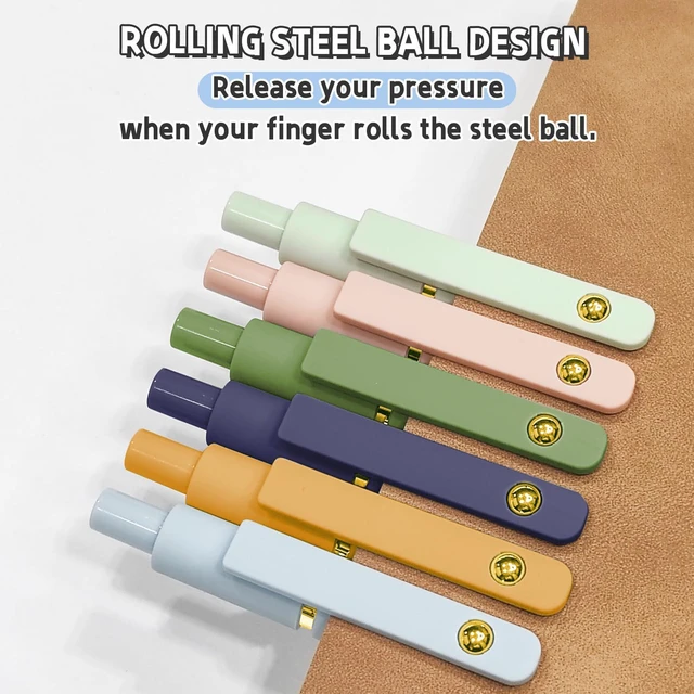 Alt view image 2 of 7 - 12 Pcs Gel Pens 0.5mm Quick Dry Black Ink Pens Fine Point Smooth Writing Pens, Cute Office and School Supplies Gifts for Women Teacher Students (12 Pcs Morandi and Vintage Gold)