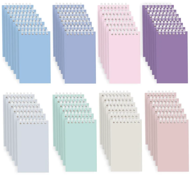 Main image of Mini Notebooks Bulk,3x5 Pocket Spiral Notepads With Lined Pages 48 Pcs Small Notebook for Work,Nursing School Essentials,School&Office Supplies,Nurse Gifts