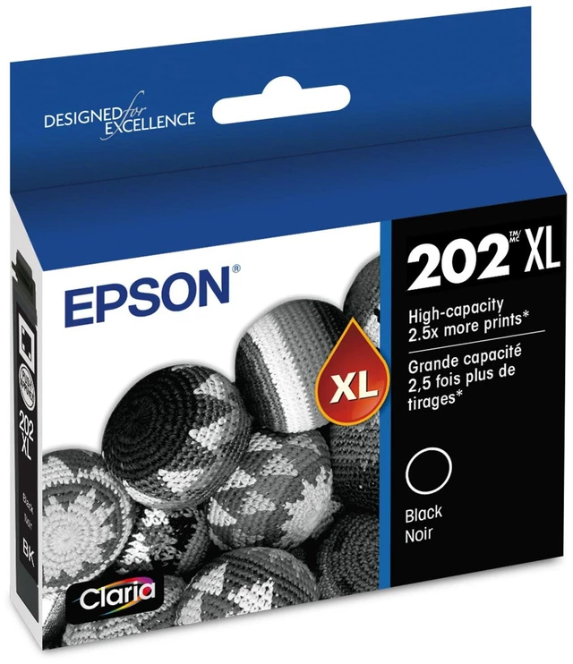 Main image of 202XL Genuine High Capacity Black Ink Cartridge T202XL120 Works With WorkForce WF-2860 and Expression XP-5100 Inkjet Printers
