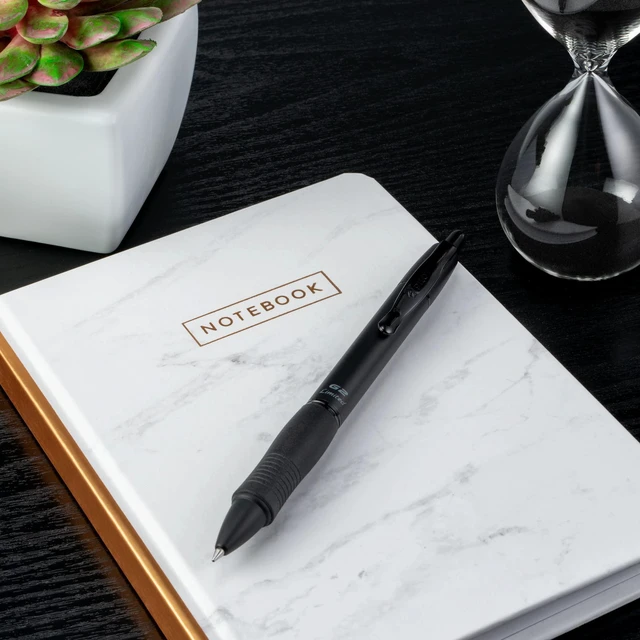 Alt view image 2 of 5 - G2 Limited Refillable & Retractable Rolling Ball Gel Pen, Fine Point, Matte Black Barrel, 0.7 mm, Black Ink, Single Pen (Pack of 2)