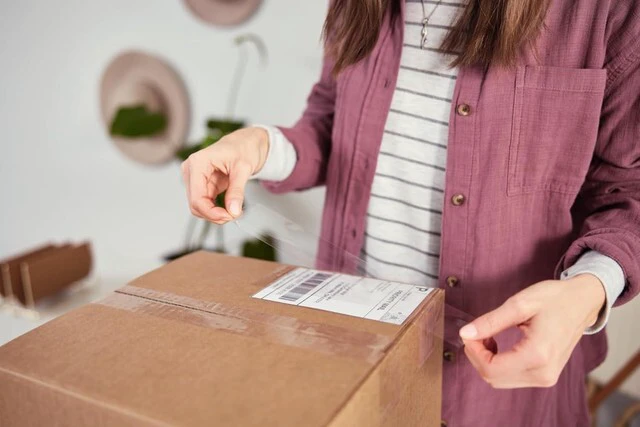 Alt view image 4 of 7 - HD Clear Packing Tape Refills - 4 Rolls of Heavy Duty Shipping and Moving Packing Tape - Clear Strong Packaging Tape for Boxes, Packing and Moving Supplies - 1.88 In. x 54.6 Yards (240378)