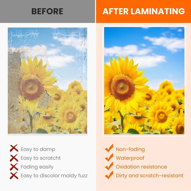 Alt view image 6 of 7 - Thermal Laminating Pouches,660 Pack Laminating Sheets, 3 Mil 9 x 11.5 Inches Lamination Sheet Paper for Laminator, Round Corner Letter Size, Office and School Supplies