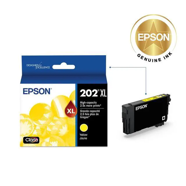 Alt view image 2 of 6 - T202XL420 Claria High-capacity Ink Cartridge - Yellow Works With WorkForce WF-2860 and Expression XP-5100 Inkjet Printers
